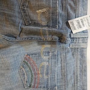 Bebe Charlotte Rainbow Jeans